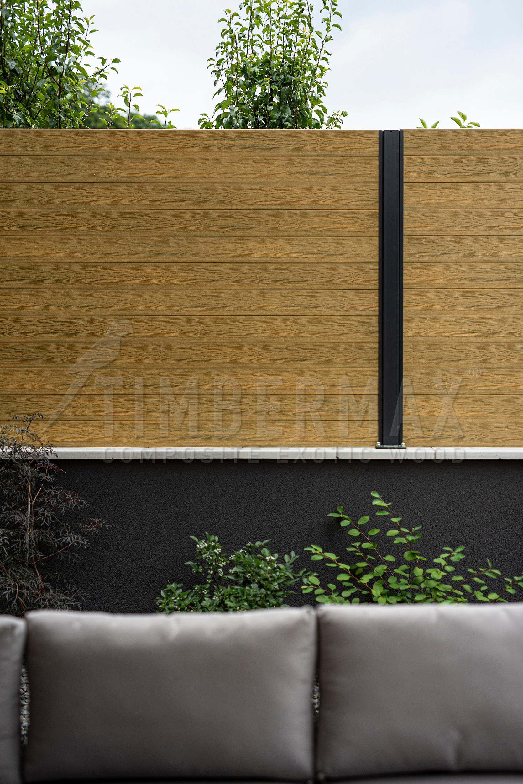 composite panels for the facade and large-scale facade cladding wood-look