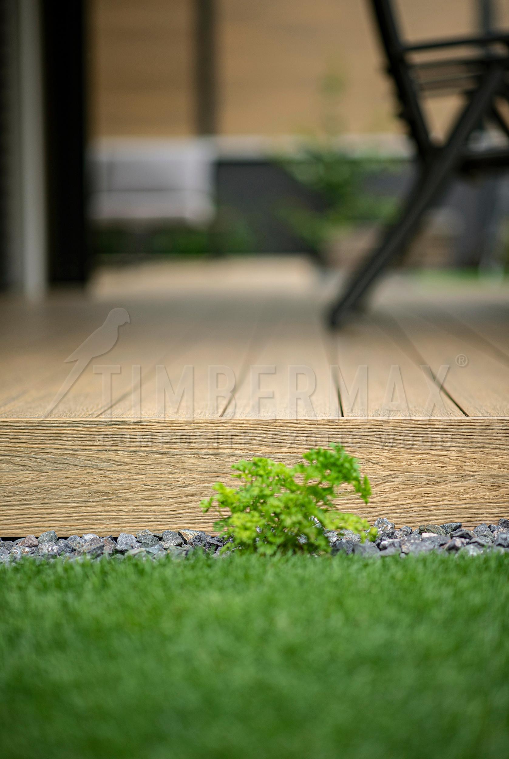detail of composite boards for the terrace and wpc flooring for the terrace