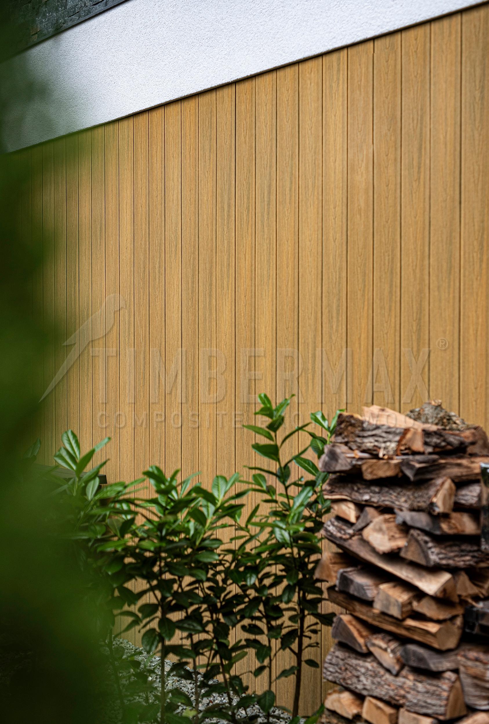 composite panels for the facade and large-scale facade cladding wood-look