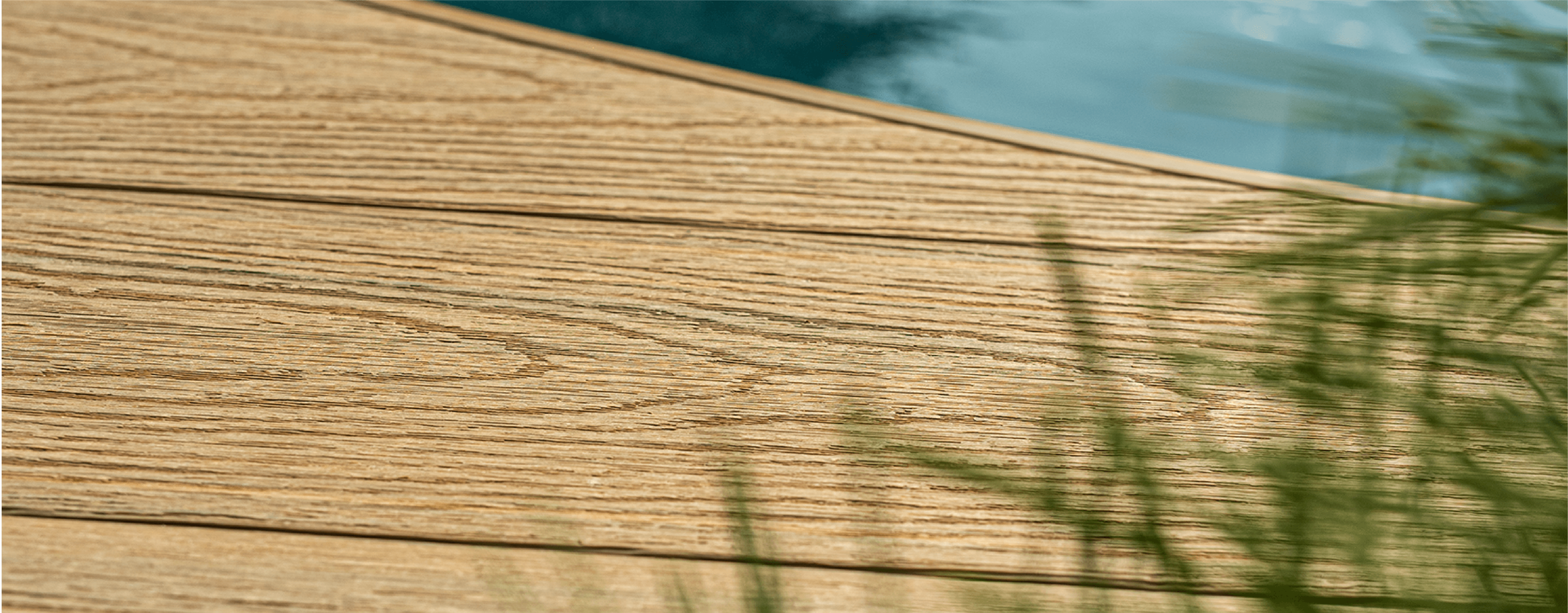 Swimming pool made of Timbermax composite materials