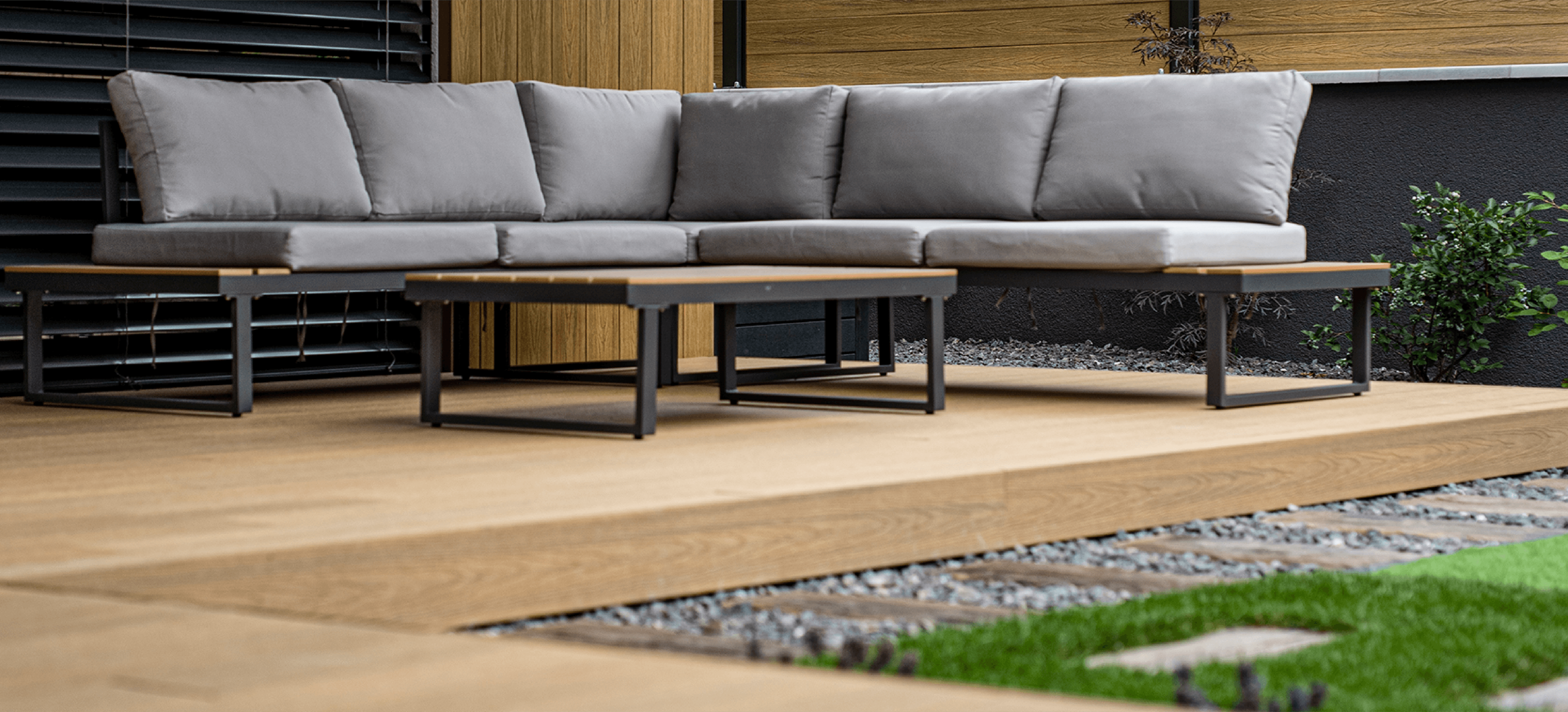 Terrace made of Timbermax composite materials