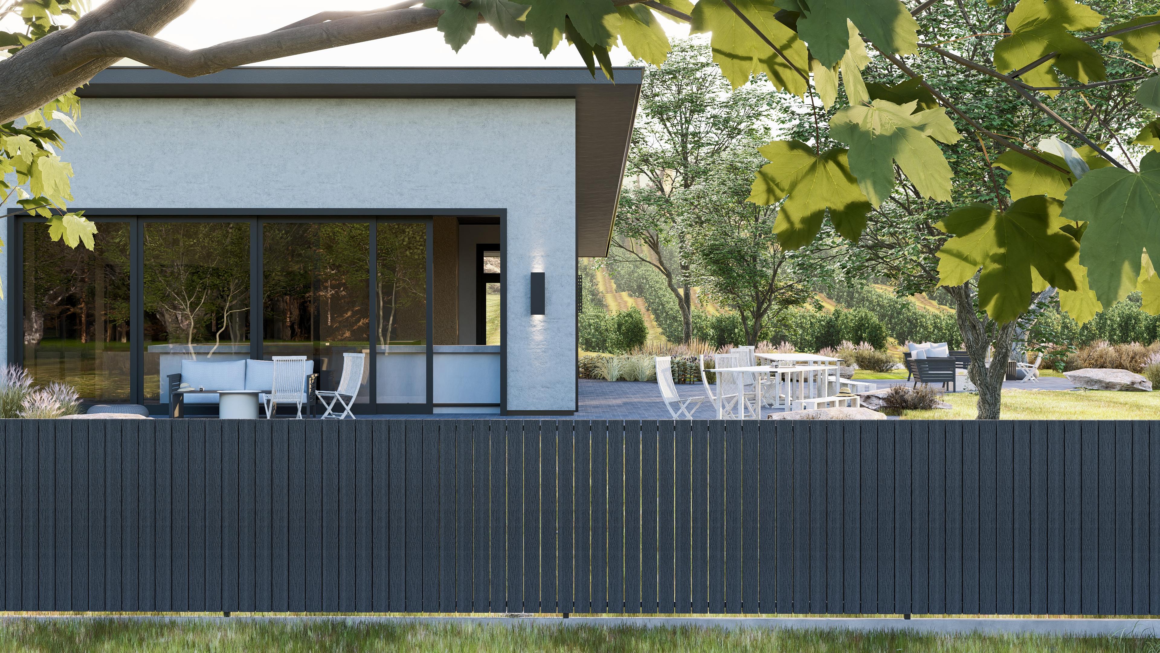 Fence-board visualisation – ebony