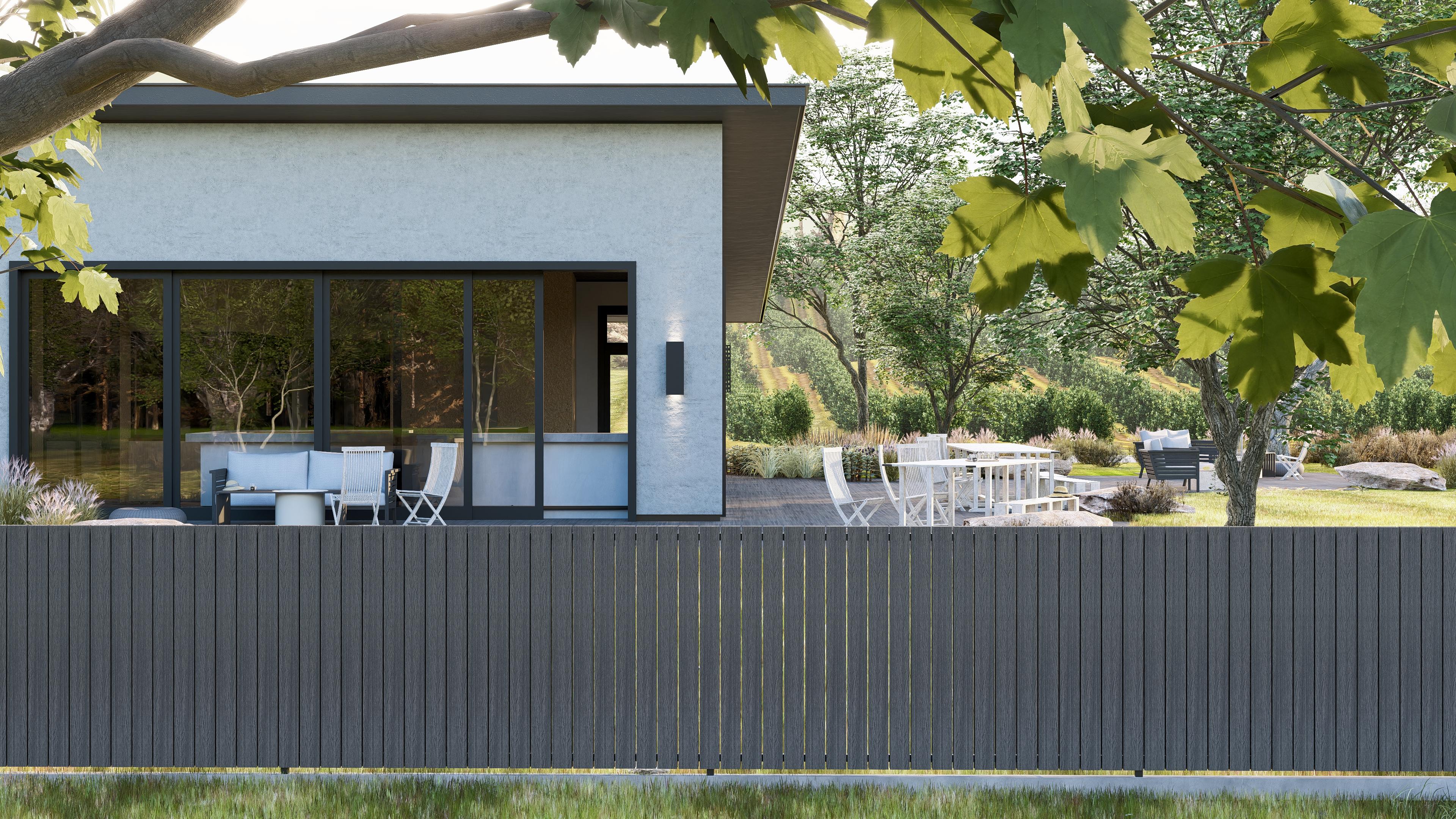 Fence-board visualisation – graphite