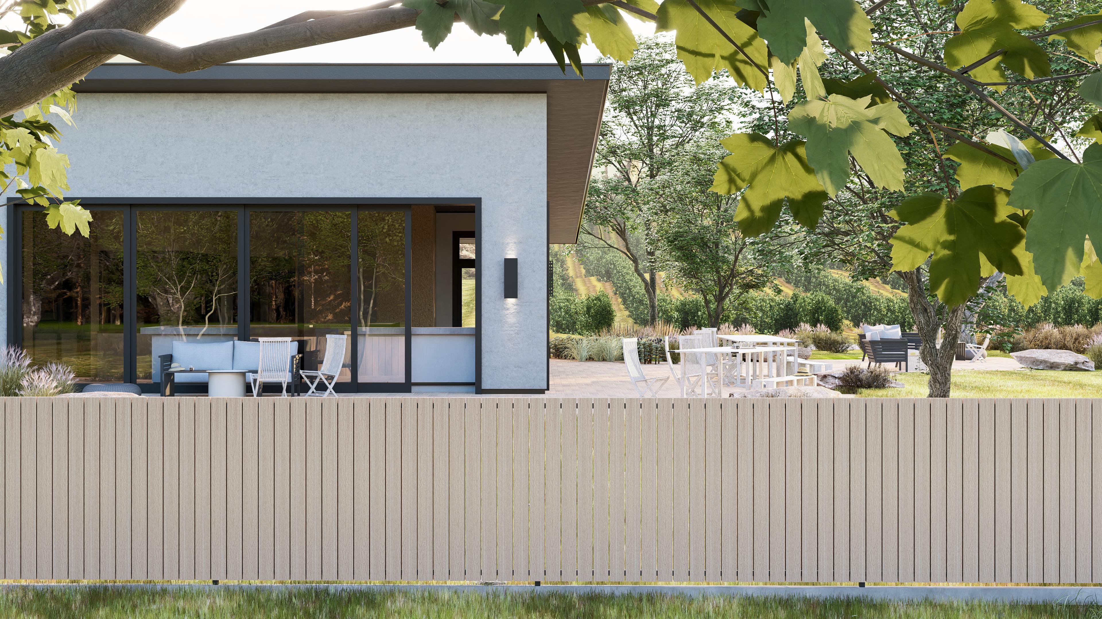 Fence-board visualisation – maple