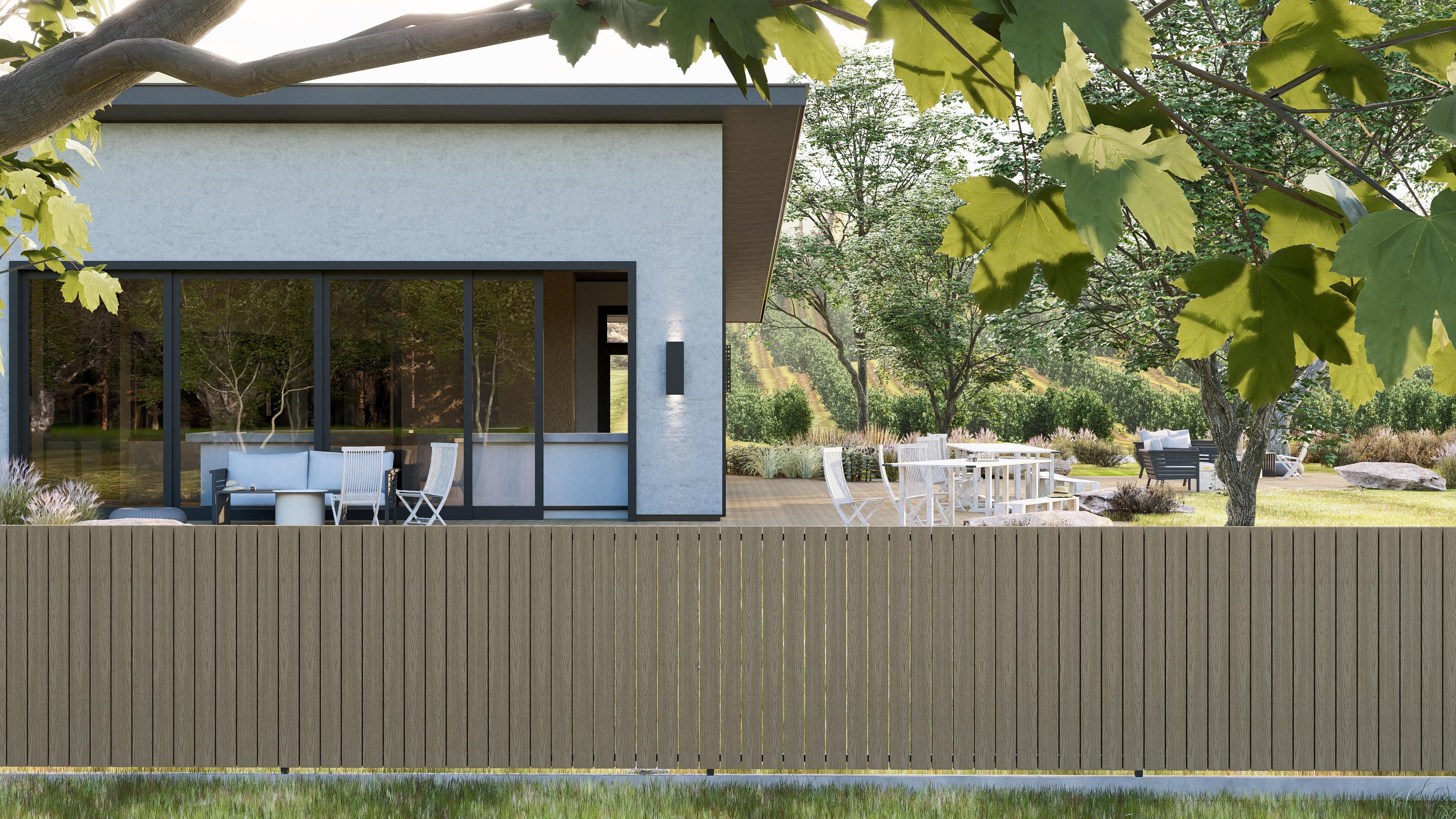 Fence-board visualisation – okume