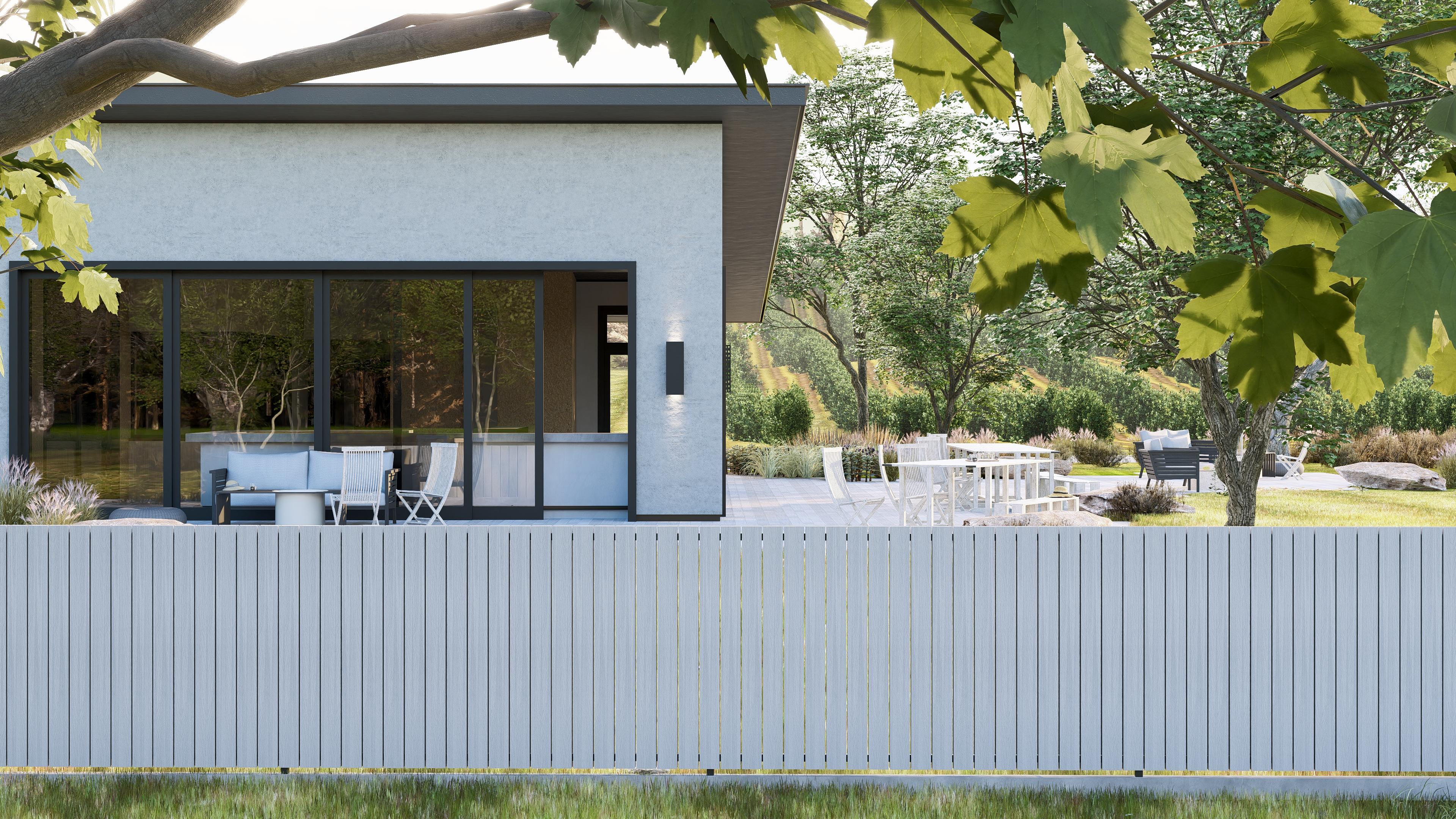 Fence-board visualisation – sky