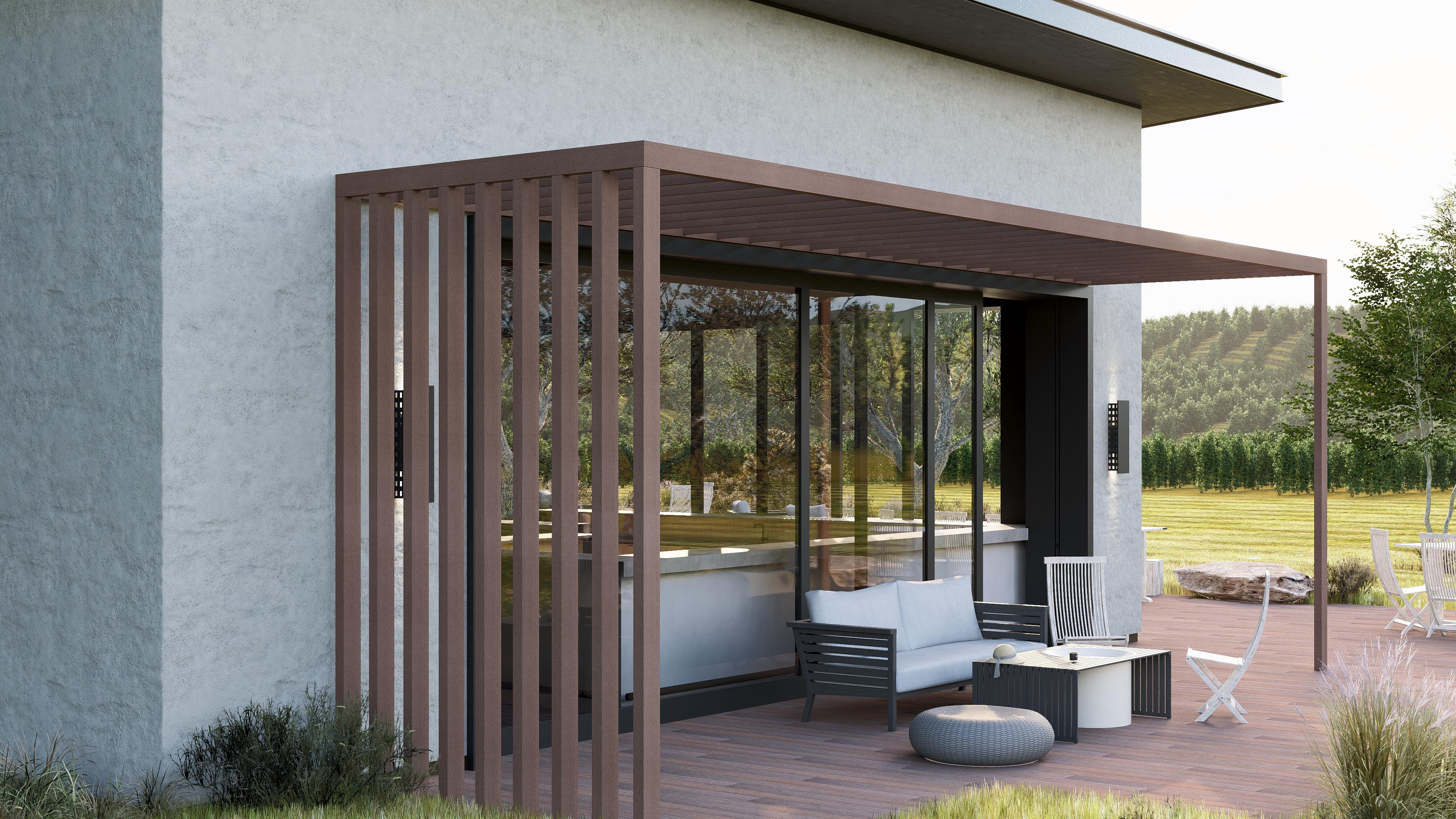 Sunshade visualisation – wenge