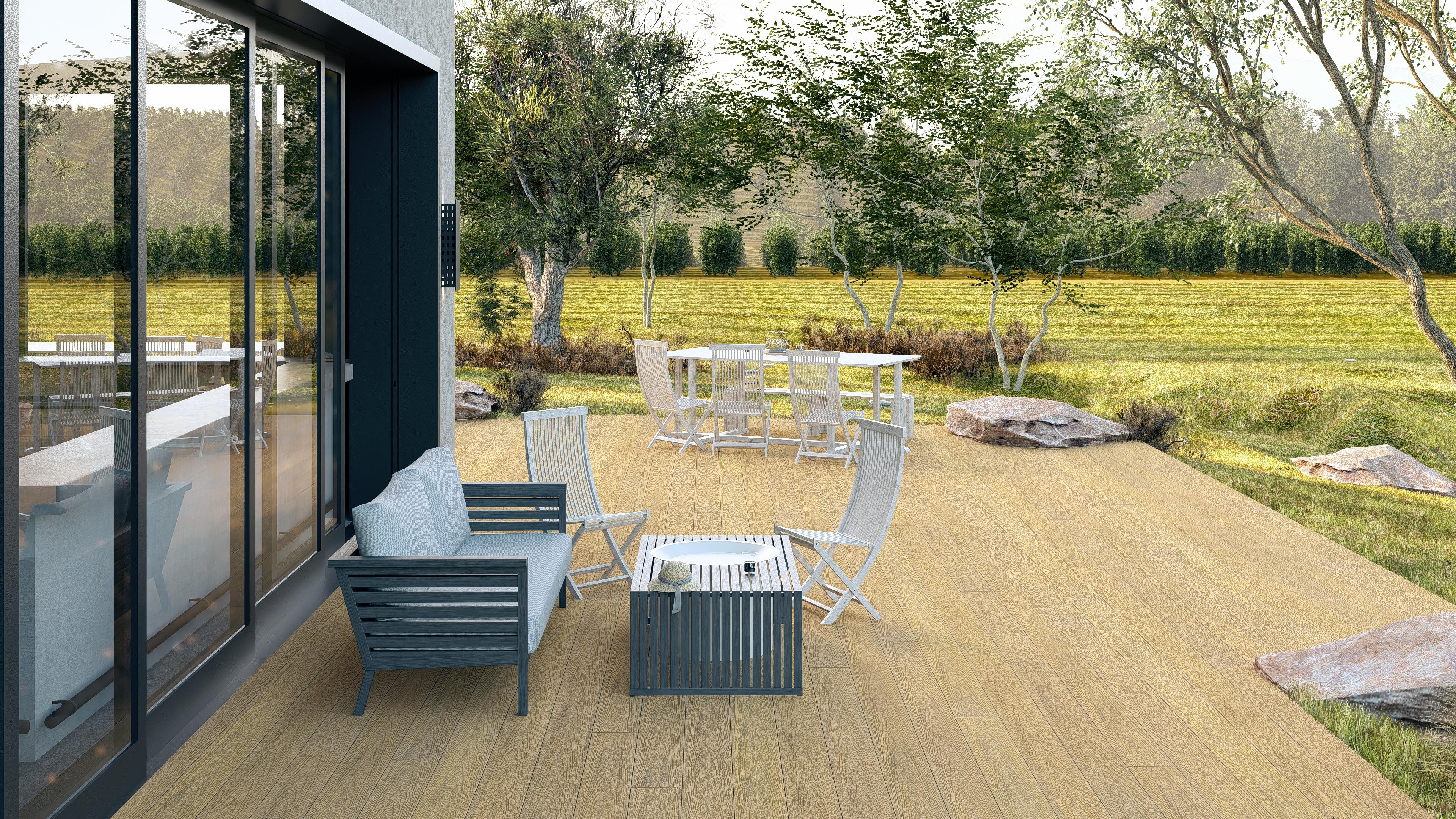 Visualizations of the slabs on the terrace – garapa