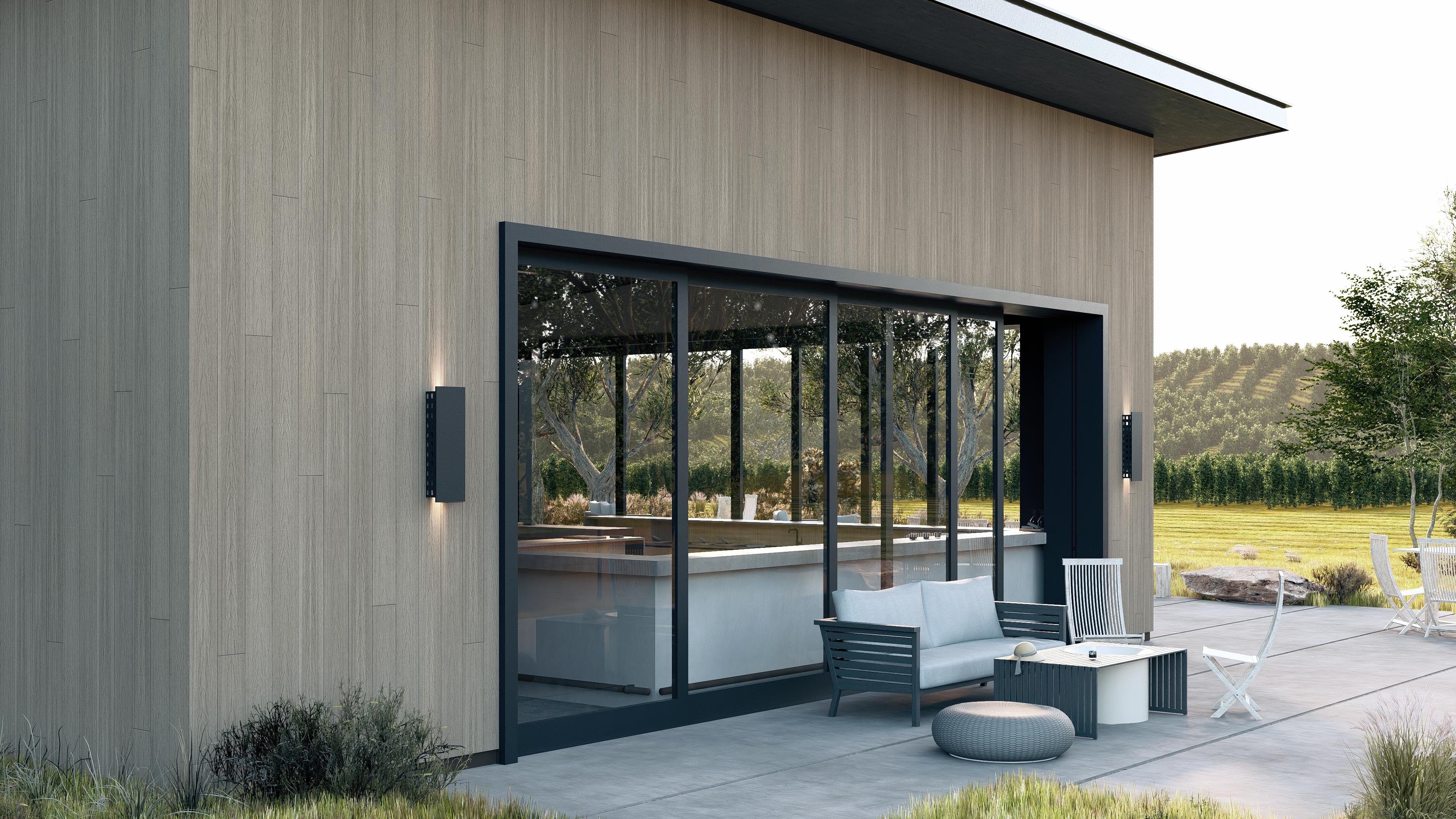 Exterior cladding visualisation – vintage