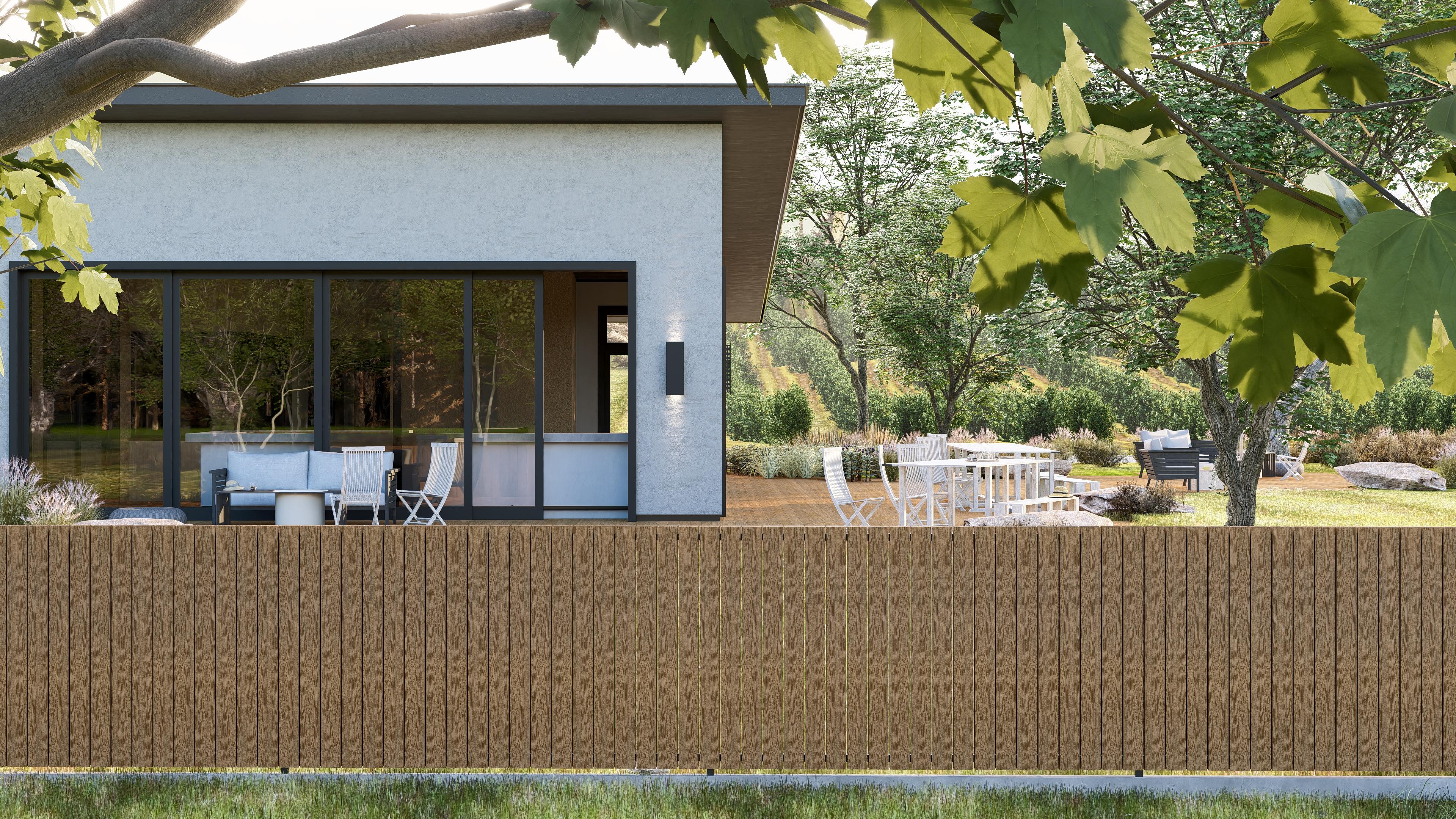 Fence-board visualisation – meranti