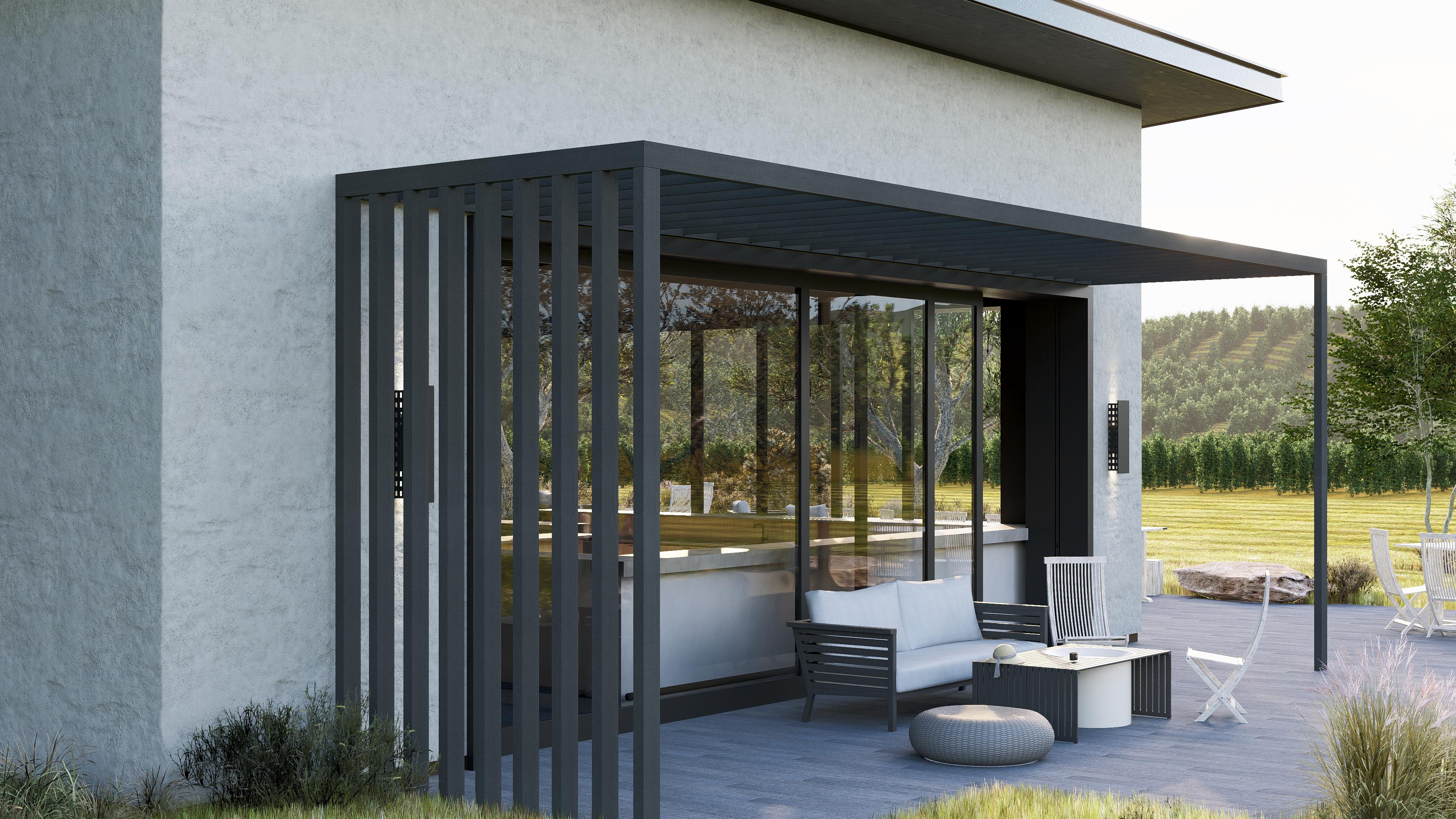 Sunshade visualisation – ebony