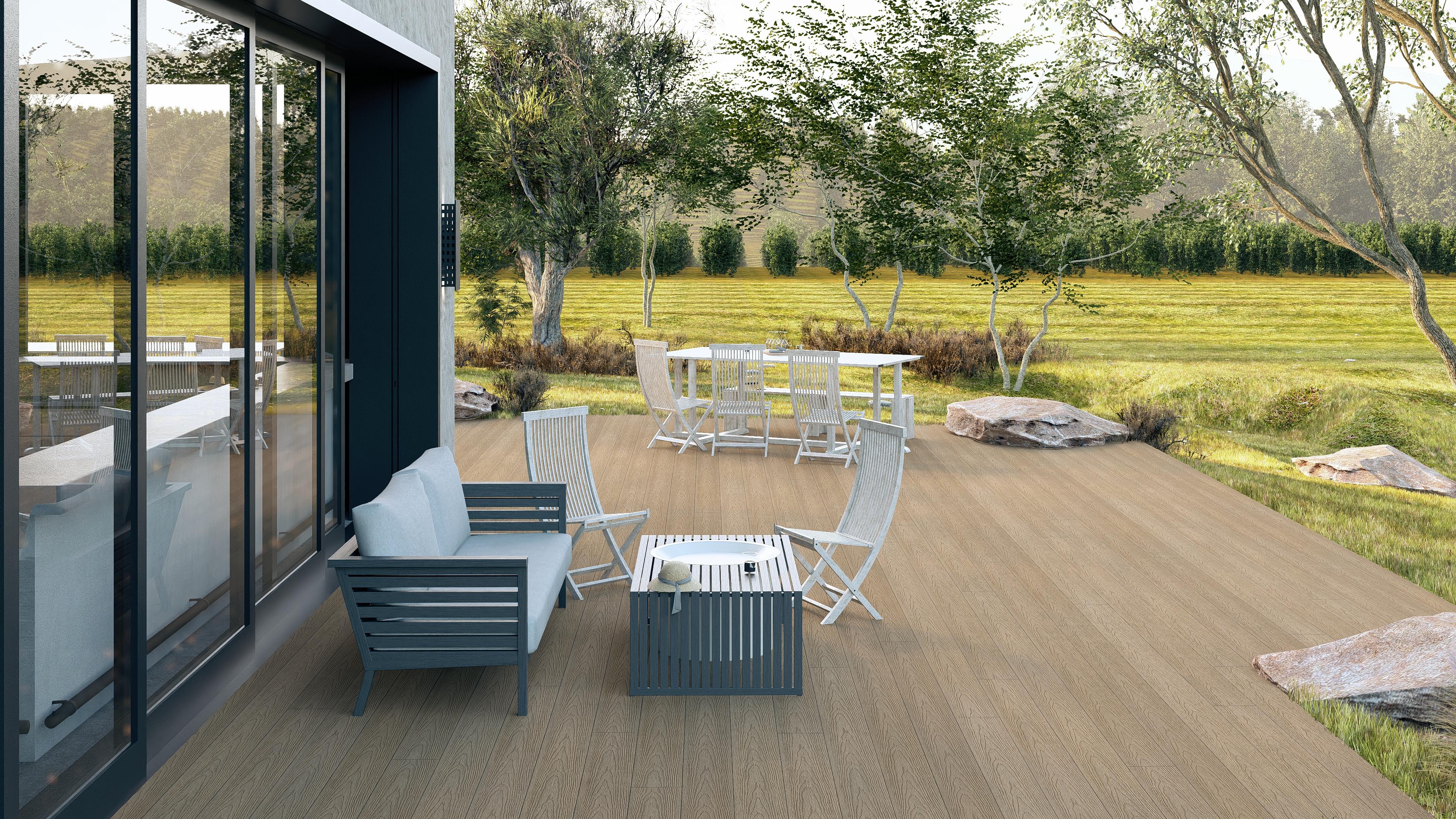 Pool-decking visualisation – okume